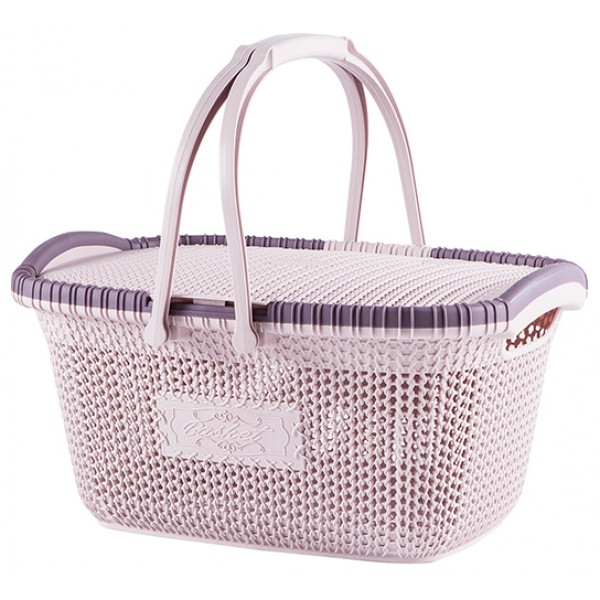 Кошик для білизни VIOLET HOUSE 1001 Віолетта Powder 28 л