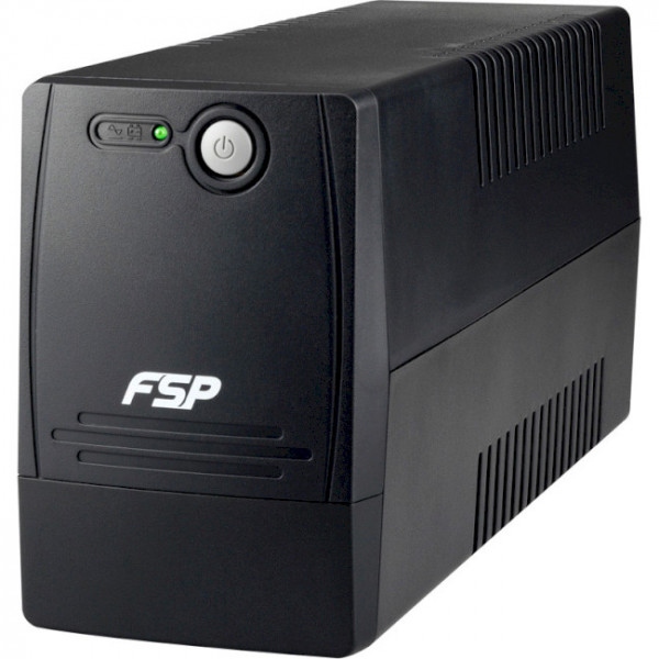 Джерело безперебійного живлення FSP FP600 600ВА/360Вт, Line-Int, CE, IEC*4+USB+USB cable Black (PPF3600721)