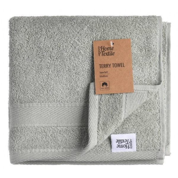 Рушник для обличчя Ardesto махрове SuperSoft зелений 50х90 см (ART2250SS)