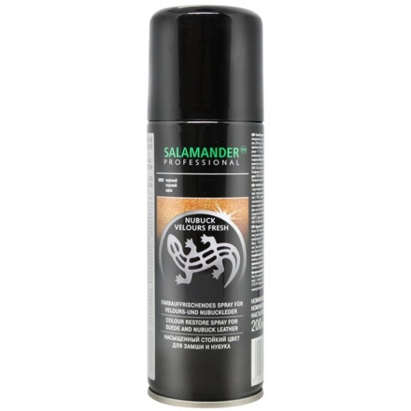 Спрей для взуття Salamander Professional Nubuk Velours чорний 200 мл (5000204053258)