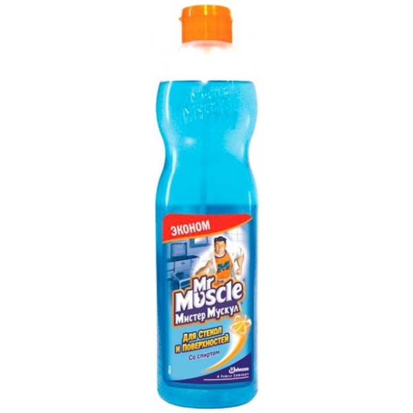 Засіб для чищення скла SC Johnson Mr. Muscle Эконом 500 мл Голубой (4823002001228)