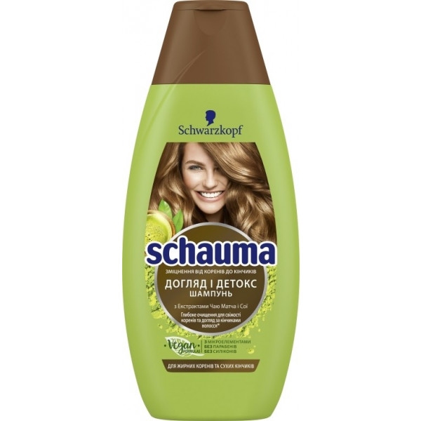 Шампунь жіночий Schauma Care & Detox 400 мл (4015100306736)