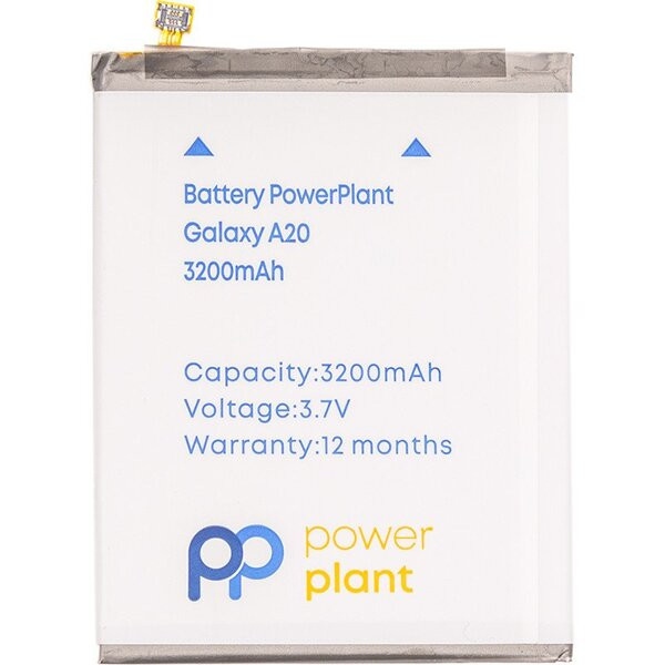 Акумулятор для мобільного телефону PowerPlant Samsung Galaxy A20 (SM170685)