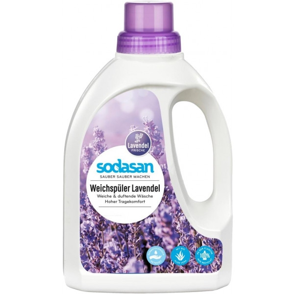 Ополіскувач для білизни Sodasan Fabric Softener Лаванда 0.75 л (4019886016131)
