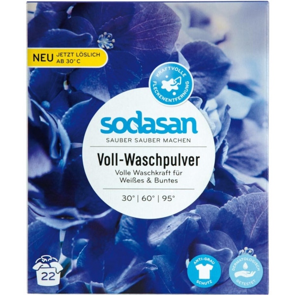 Пральний порошок Sodasan Heavy Duty 1.01 кг (4019886050609)