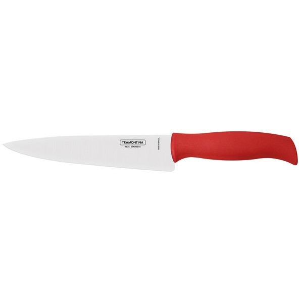 Ніж кухаря Tramontina Soft Plus Red Chef 178 мм (23664/177)