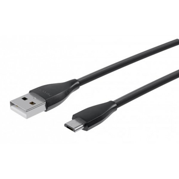 Кабель Maxxter USB-microUSB 1м Black (UB-M-USB-01BK)