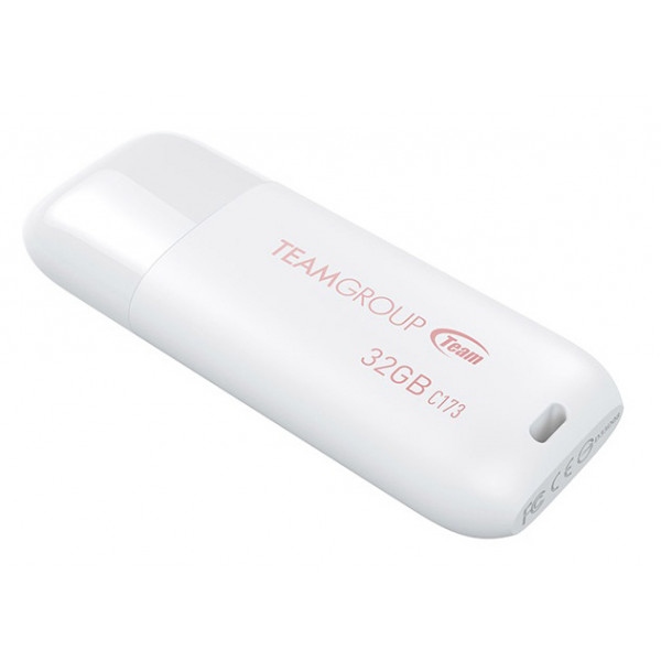 Флеш USB Team C173 32GB USB 2.0 Pearl White (TC17332GW01)