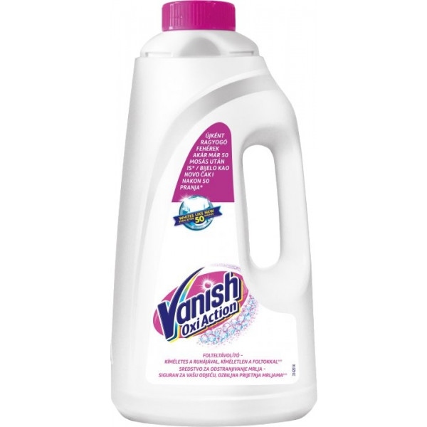 Засіб для видалення плям Vanish OXI ІНТЕЛЕКТ PLUS WHITE 2л