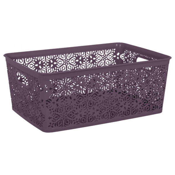 Корзина для зберігання VIOLET HOUSE 0504 №4 Ажур Plum 14 л