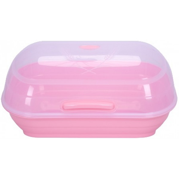 Хлібниця VIOLET HOUSE 0720 Pink c дахів. 40x27x48 см
