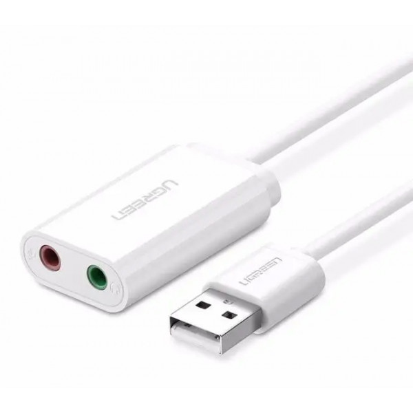 Звукова карта UGREEN US205 White (30143)