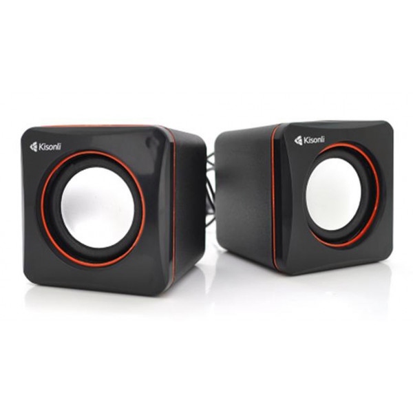 Комп'ютерна акустика звичайна 2.0 Kisonli V400/23396 Black