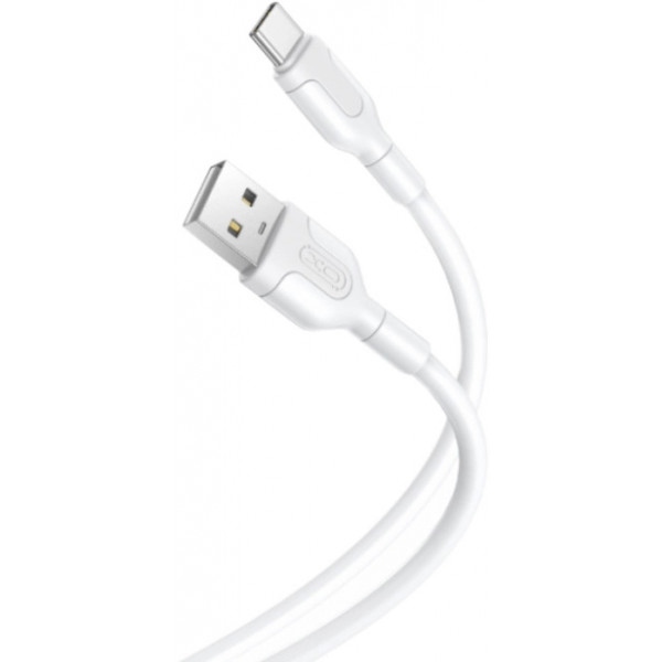 Кабель синхронізації даних XO Type-C 2.1A 1m White (XO-NB212c-WH)