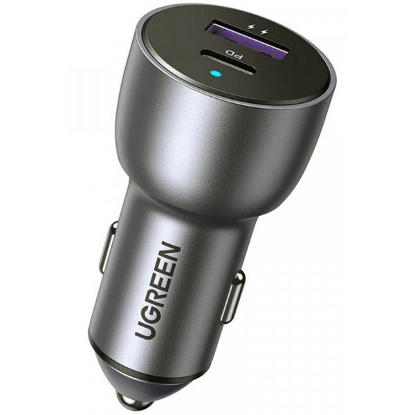 Автомобільний зарядний пристрій UGREEN QC 3.0+QC 3.0 Dual USB-A 36W CD213 (60980)