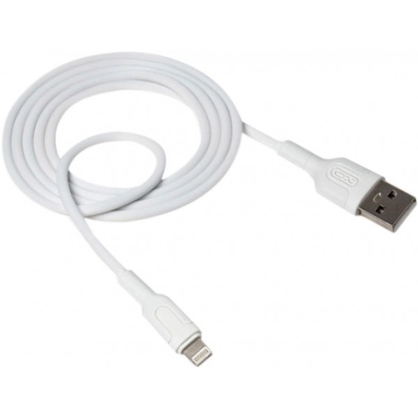 Кабель синхронізації даних XO Lightning 2.1A 1m White (XO-NB212i-WH)