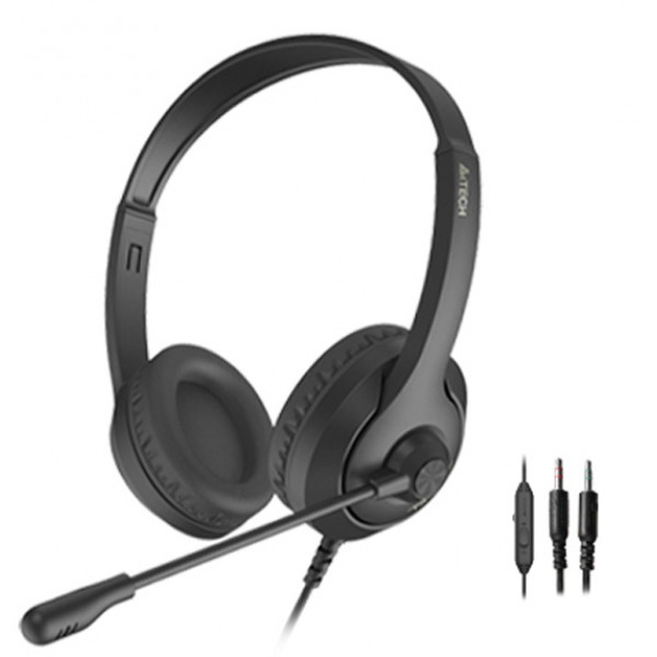 Гарнітура дротова A4tech  FH100 Stone Black