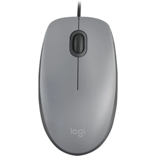Миша дротова Logitech M110 Silent Mid Gray USB (910-006760)