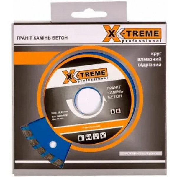 Диск алмазний X-Treme Turbo 180x7x22.225 (XT110112)
