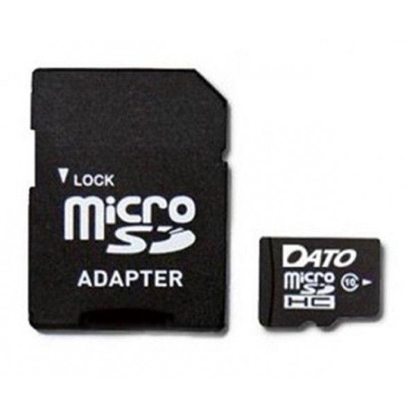 Карта пам'яті Dato MicroSDHC 32GB UHS-I Class 10 + SD-adapter (DTTF032GUIC10)