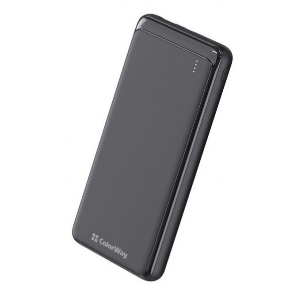 Батарея мобільна Colorway Slim PD 10000mAh Black (CW-PB100LPG3BK-PD)