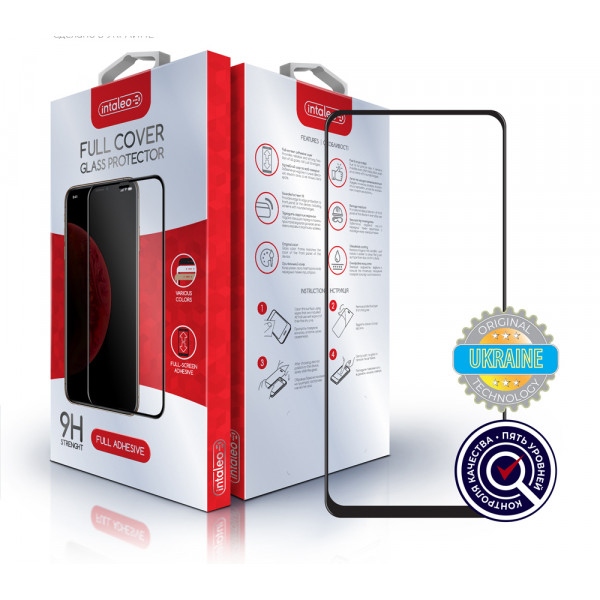 Захисне скло для смартфону Intaleo Full Glue for Xiaomi Redmi Note 9T (1283126510458)