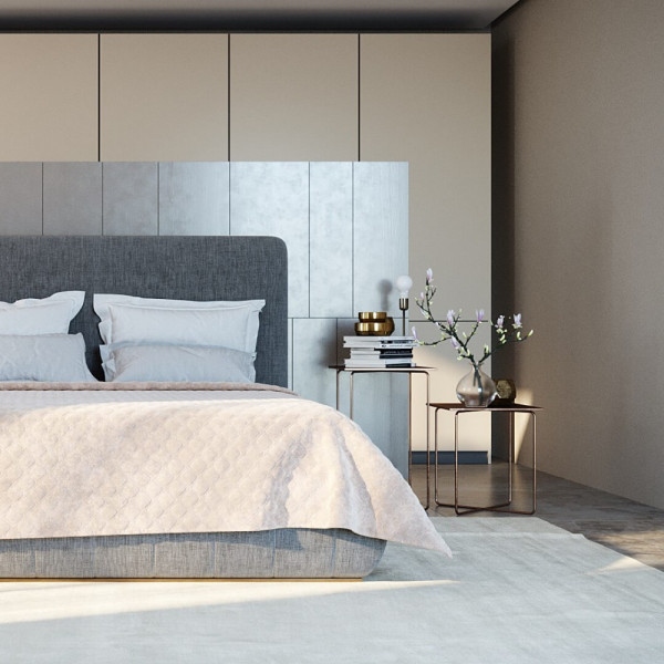 Покривало полуторне ТЕП Velour 150x210 см Пудра/Ромб прямий (4-00515_21706)