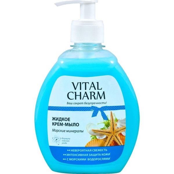 Рідке мило для рук Vital Charm Морские минералы 300 мл (4820091140302)