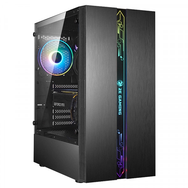 Корпус 2E Gaming Runa (G2107) Black (2E-G2107) без БЖ