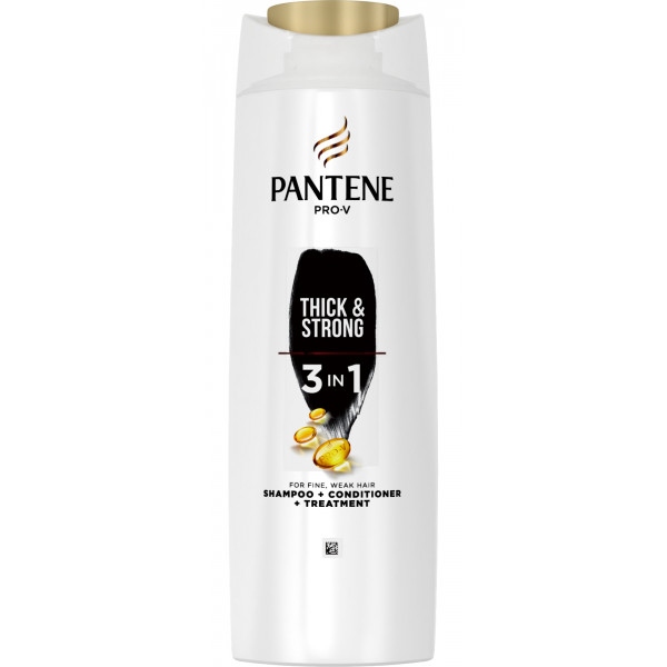 Шампунь жіночий Pantene 3в1 Густе та міцне 360 мл