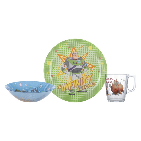 Набір дитячий 3 пр. Luminarc Disney Toy Story (P9344)