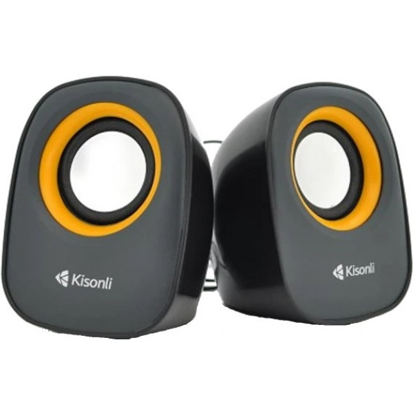 Комп'ютерна акустика звичайна 2.0 Kisonli V360/23399 Orange