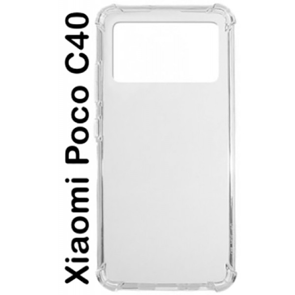 Чохол для смартфону BeCover Anti-Shock for Xiaomi Poco C40 Clear (707890)