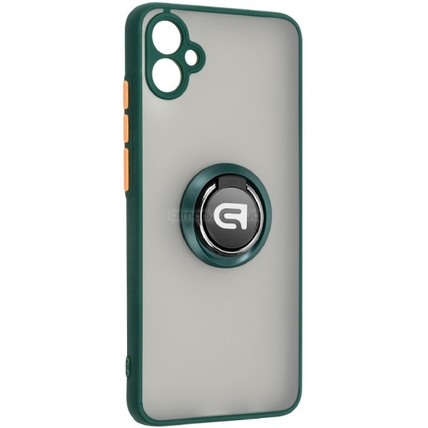 Чохол для смартфону Armorstandart Frosted Matte Ring for Samsung A04e (A042) Dark Green (ARM68347)