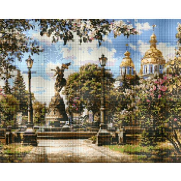Алмазний живопис Ideyka "Володимирська гірка" 40х50см (AMO7351)