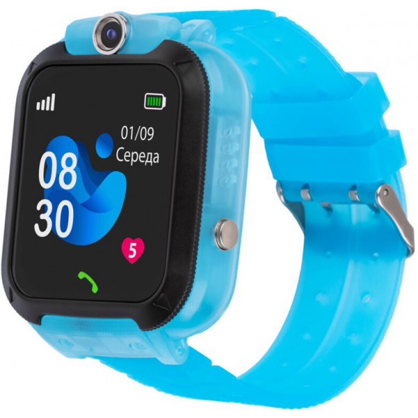 Дитячий годинник AmiGo GO007 FLEXI GPS Blue