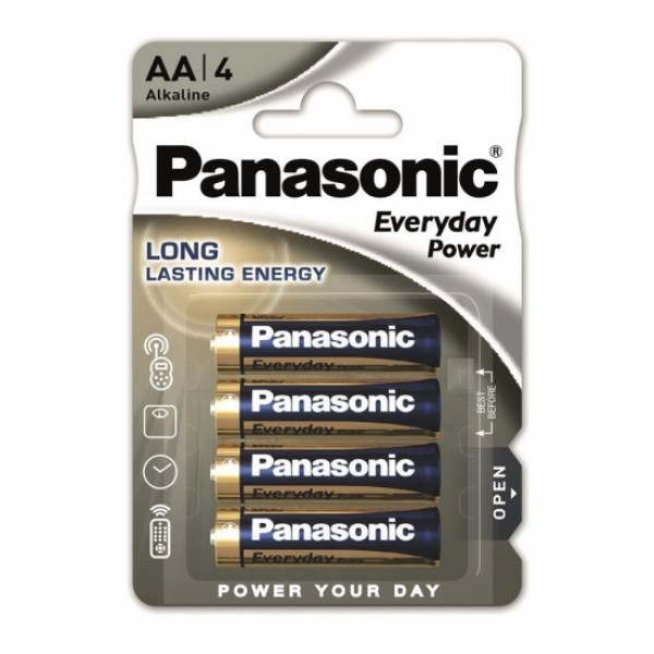 Батарейка тип AA Panasonic Everyday Power AA 4 шт. (LR6REE/4BP)