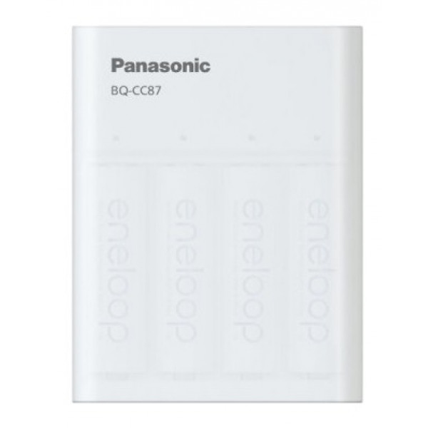 З/пристрій для акумуляторів AA/AAA Panasonic USB in/out з функцією Power Bank (BQ-CC87USB)