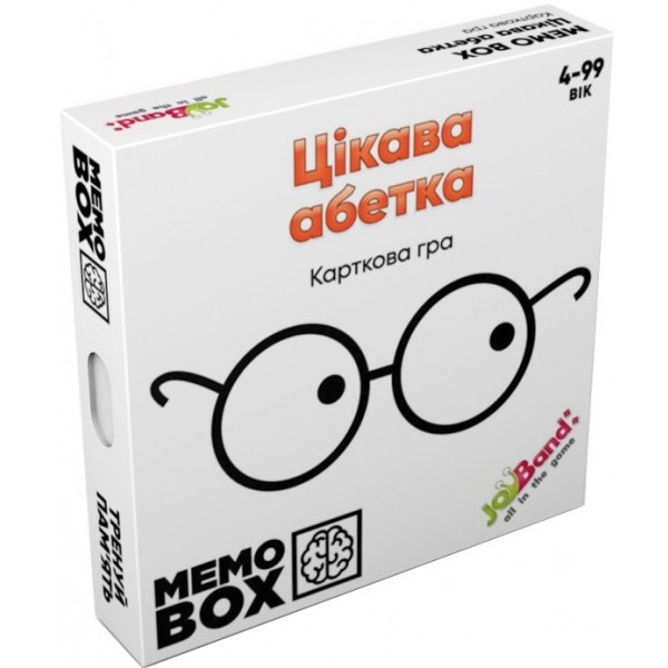 Настільна гра карткова (5-7 років) JoyBand-Bontoy MemoBox Цікава Абетка, укр (MB0003)