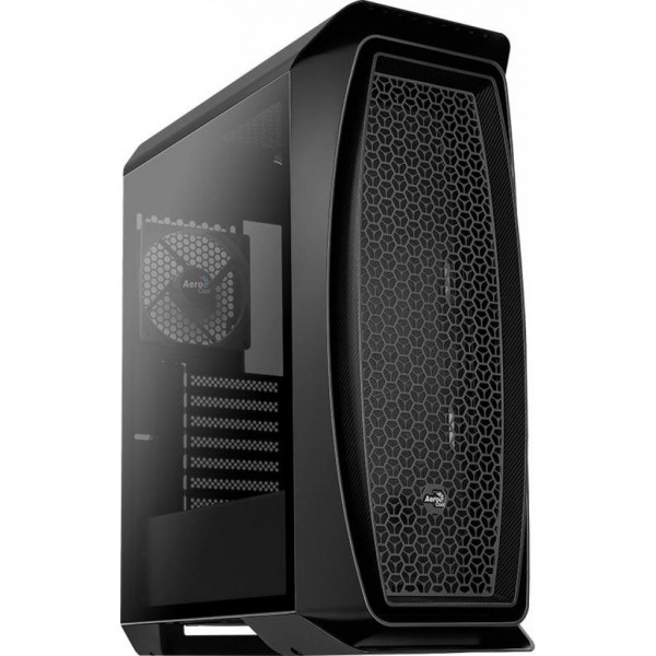 Корпус AEROCOOL Aero One Tempered Glass (Aero One-GBKv1) Black без БП