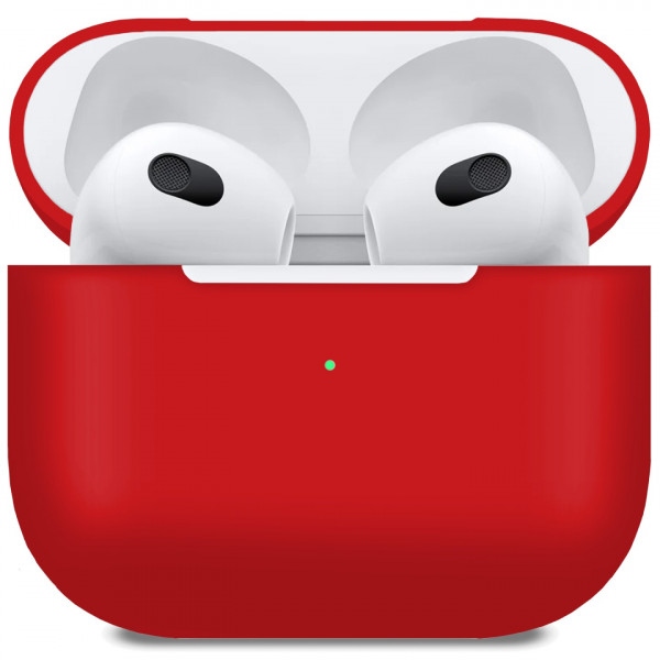 Чохол для навушників MakeFuture Apple AirPods 3 Silicone Red (MCL-AA3RD)