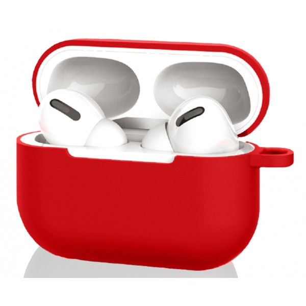 Чохол для навушників MakeFuture Apple AirPods Pro Silicone Red (MCL-AAPRD)