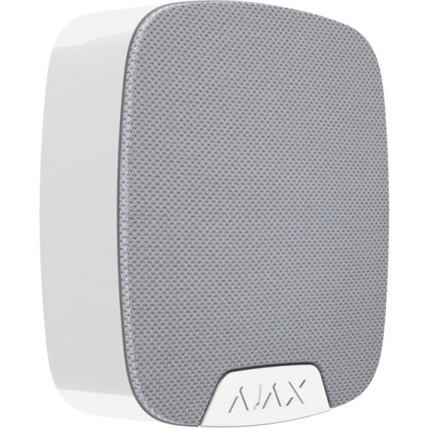 Бездротова кімнатна сирена Ajax HomeSiren Wireless White (000001142)