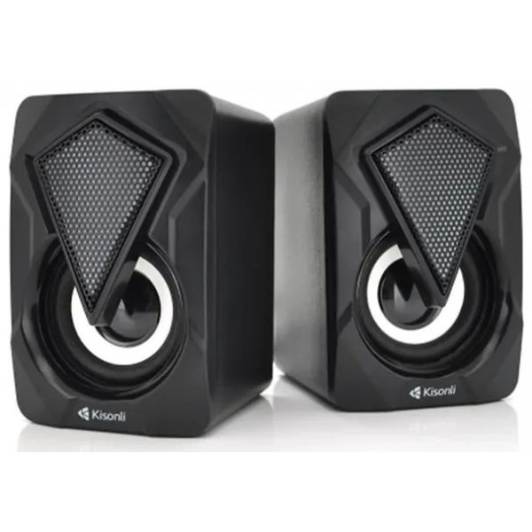 Комп'ютерна акустика звичайна 2.0 Kisonli L-9090/23422 Black