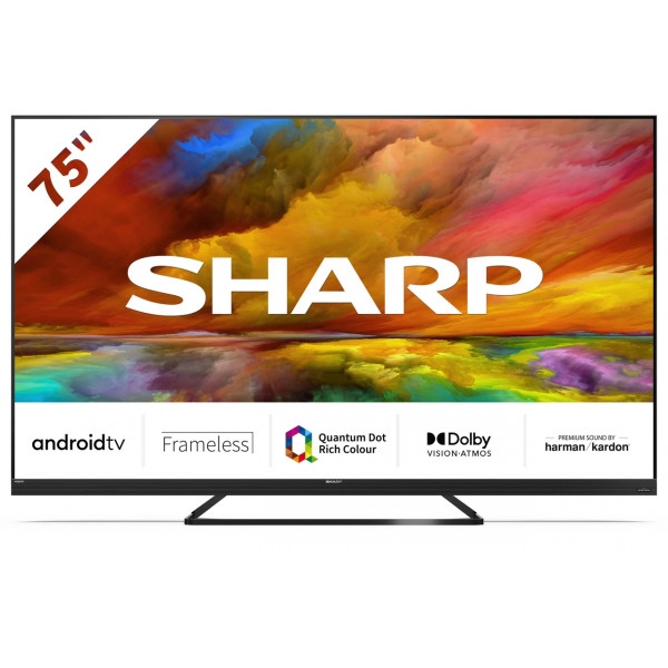 Телевізор Sharp 4T-C75EQ3EM2AG