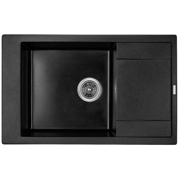 Мийка кухонна GRANADO Almeria Black Shine
