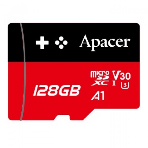 Карта пам'яті Apacer microSDXC 128GB UHS-I/U3 Class 10 (AP128GMCSX10U7-RAGC)
