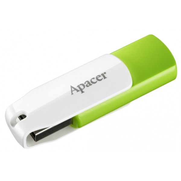 Флеш USB Apacer AH335 16GB USB 2.0 Green/White (AP16GAH335G-1)