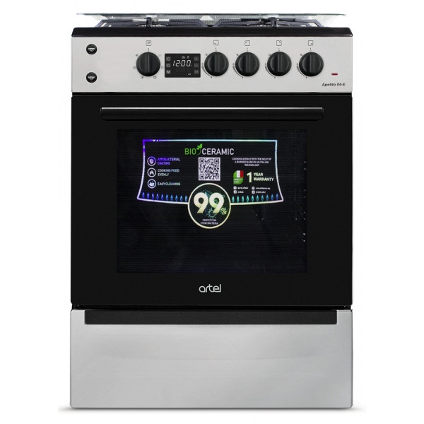 Плита газова ARTEL APETITO 04-E Grey