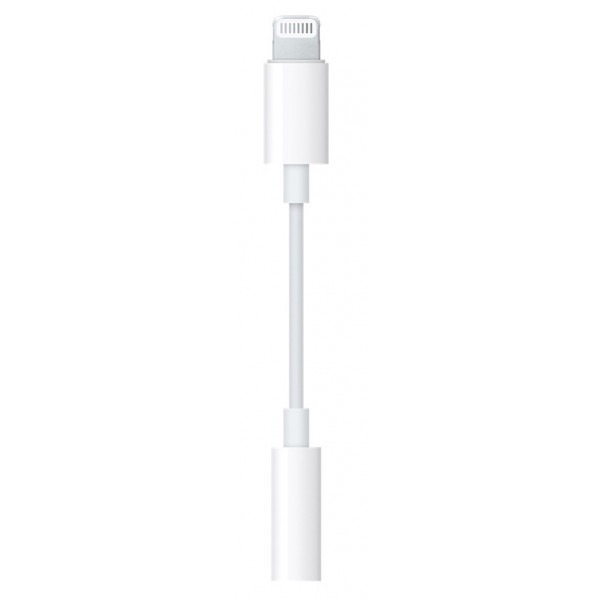Перехідник аудіо Apple Lightning - 3.5 mm White (MMX62ZM/A)